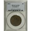 Image 1 : 1814 1C Crosslet 4 AU53 PCGS. S-294, B-1, R.1. This ty
