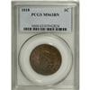 Image 1 : 1818 1C MS63 Brown PCGS. N-10, R.1. This satiny Randal
