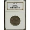 Image 1 : 1852 1C MS66 Brown NGC. N-8, R.2. Grellman die state c