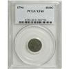 Image 3 : 1794 H10C XF40 PCGS. V-2, LM-2, R.5. On the obverse,