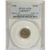 Image 3 : 1796 H10C LIKERTY AU50 PCGS. V-1, LM-1, R.3. The weak