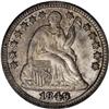 1849/6 H10C MS65 PCGS. V-2. The upright of the point i