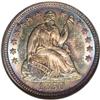1850 H10C MS67 NGC. A rich coating of dappled patina c