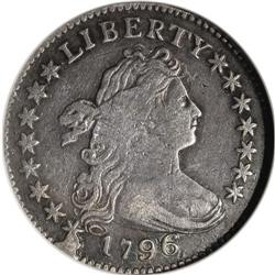 1796 10C --Plugged, Scratched, Whizzed--ANACS. VF20 Det