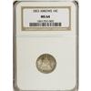 Image 1 : 1853 10C Arrows MS64 NGC. Deep aqua, olive, and smoke-