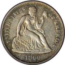 1860-O 10C XF45 PCGS. Only 40,000 pieces were minted o