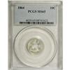 Image 3 : 1864 10C MS65 PCGS. Another low-mintage date from the