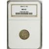 Image 1 : 1864-S 10C MS62 NGC. While the Civil War raged on the