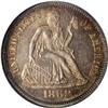 1868 10C MS65 NGC. The 1868 Seated dime ended the run