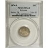 Image 3 : 1874-S 10C Arrows MS64 PCGS. A popular coin for both t