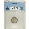 Image 1 : 1880 10C MS62 ANACS. Greer-103. The pendant is over th