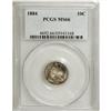 Image 1 : 1884 10C MS66 PCGS. For five years, the Philadelphia M