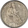 1885-S 10C AU55 PCGS. The key among S-mint Seated dime