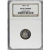 Image 3 : 1869 10C PR66 Cameo NGC. Only 600 proofs were coined o
