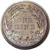 Image 2 : 1897 10C MS67 NGC. Whispers of cobalt-blue, rose, and