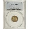 Image 1 : 1899 10C MS65 PCGS. The nearly 20 million pieces coine