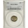 Image 1 : 1901 10C MS66 PCGS. A beautiful mixture of iridescent