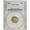 Image 1 : 1909-S 10C MS63 PCGS. A strongly lustrous example of t 
