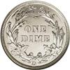 Image 2 : 1911-D 10C MS67 NGC. A stone-white Superb Gem with bla