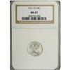 Image 3 : 1911-D 10C MS67 NGC. A stone-white Superb Gem with bla