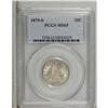 Image 3 : 1875-S 20C MS65 PCGS. Pleasing pearl-gray and speckled