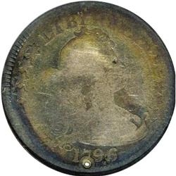 1796 25C --Holed, Damaged--NCS. AG Details. Low 6. B-1,