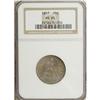 Image 3 : 1857 25C MS65 NGC. An original example with rich apric