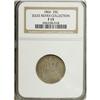 Image 1 : 1866 25C Motto Fine 15 NGC. An attractive specimen wit