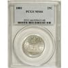 Image 3 : 1881 25C MS66 PCGS. The 1879 to 1888 period was one lo