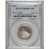 Image 3 : 1871 25C PR64 Deep Cameo PCGS. Briggs 1-A. Writing in 