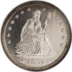 1874 25C Arrows PR66 Cameo NGC. The 1874 Arrows is an