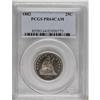 Image 1 : 1882 25C PR64 Cameo PCGS. This needle-sharp Choice Cam