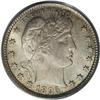 1895 25C MS65 PCGS. This satiny dove-gray Gem has well