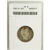 Image 3 : 1901-S 25C VG8 ANACS. Prompted by its impressively low