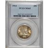 Image 1 : 1914 25C MS65 PCGS. Vibrant luster is the most immedia