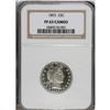 Image 1 : 1893 25C PR63 Cameo NGC. The second-year proof Barber