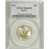 Image 1 : 1917 25C Type One MS66 Full Head PCGS. This is the fir