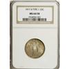 Image 1 : 1917-D 25C Type One MS64 Full Head NGC. A crisply stru