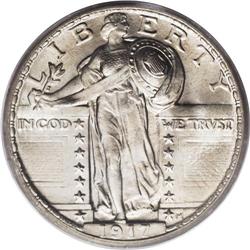 1917 25C Type Two MS67 NGC. Even though it is not cert