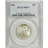 Image 1 : 1923 25C MS67 PCGS. Generally lightly toned, although