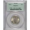 Image 1 : 1927 25C MS65 Full Head PCGS. Housed in an older green