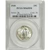 Image 1 : 1930 25C MS65 Full Head PCGS. A few wisps of olive-gre