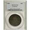 Image 3 : 1795 50C Two Leaves Fine 15 PCGS. O-113a, R.4. A rough
