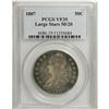 Image 3 : 1807 50C Large Stars, 50 Over 20 VF35 PCGS. O-111b, R.