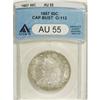 Image 3 : 1807 50C Large Stars, 50 Over 20 AU55 ANACS. O-112, R.