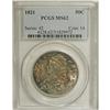 Image 3 : 1821 50C MS62 PCGS. O-101a, R.1. A center dot on the n