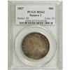 Image 1 : 1827 50C Square Base 2 MS62 PCGS. O-134, R.4. A faint