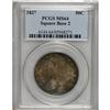 Image 3 : 1827 50C Square Base 2 MS64 PCGS. O-132, R.3. The C in