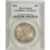 Image 3 : 1828 50C Curl Base 2, No Knob MS64 PCGS. O-102, R.2. T