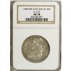 1834 50C Small Date, Small Letters AU58 NGC. O-110, R.